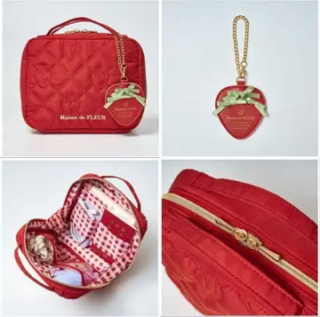 미사용 새상품 메종 드 플뢰르 딸기 케이스&참 BOOK 타카라지마샤