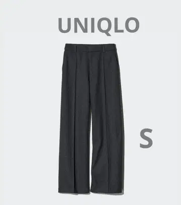 UNIQLO 브러쉬드 저리 와이드 팬츠