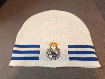 레알 마드리드 니트 모자 adidas 축구 파랑 x 화이트