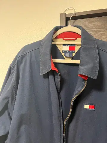 타미힐피거 네이비 자켓