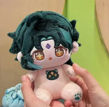 원신 봉제 인형 20cm 옷 갈아입기 봉제 인형 앉은 자세 목화 인형 소
