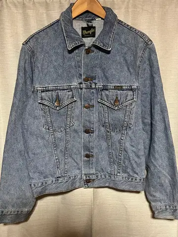 70s Wrangler USA제 블랙 택 데님 자켓
