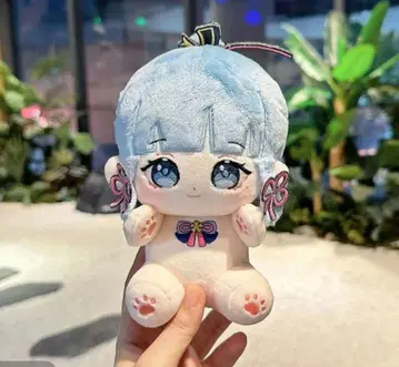 원신 봉제 인형 20cm 옷 갈아입기 봉제 인형 앉은 자세 목화 인형