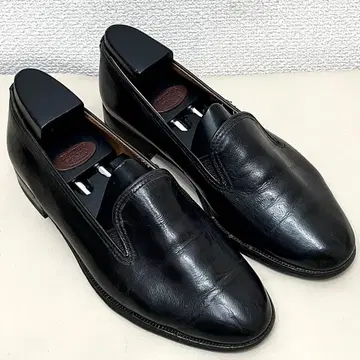 트루사르디 사이드 고어 슬립온 블랙 25.5 가죽 신발