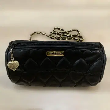 MOSCHINO 블랙 숄더백