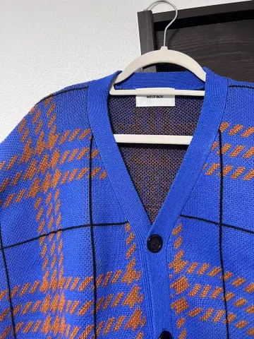 WESTBOY 체크 무늬 가디건