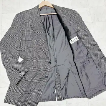 고타이리쿠 글렌체크 테일러드 자켓 사이즈 L 온워드 카시야마