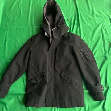 나노 다크 그린 모즈 코트