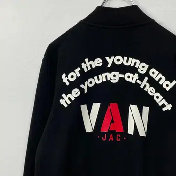 VAN JAC 풀 집업 맨투맨