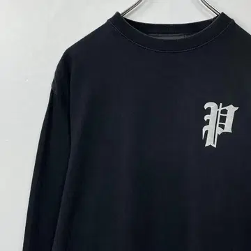 PHATRNK P 로고 롱 티셔츠