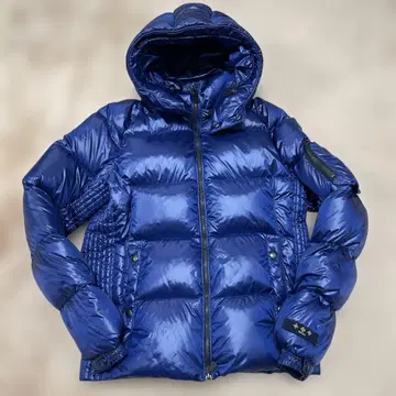 TATRAS 네이비 후드 부착 다운 자켓
