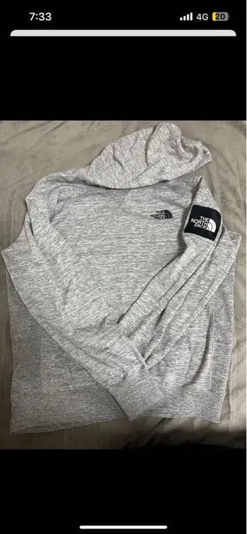 The North Face 후드티 L 사이즈 그레이