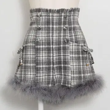 하이웨스트 퍼 숏팬츠 pium