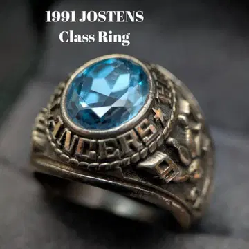 1991년 JOSTENS 코르도바 고등학교 클래스 반지 19호 블루스톤