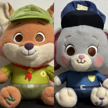 디즈니 주토피아 닉 주디 밀키 보아 BIG 봉제 인형