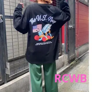 로데오 크라운 빈티지 월드 롱 T셔츠