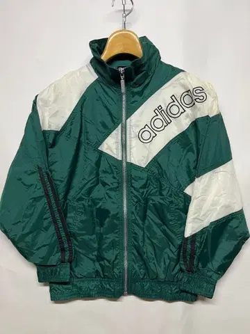 90s 빈티지 아디다스 나일론 셋업 저지 그린 사이즈 S