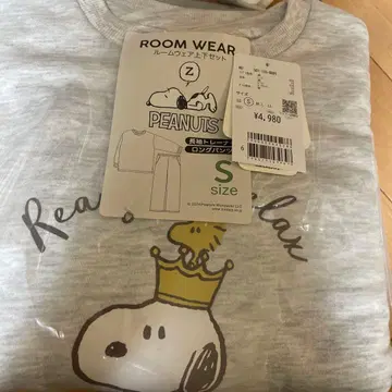 스누피 룸웨어 면 99% s 사이즈 PEANUTS