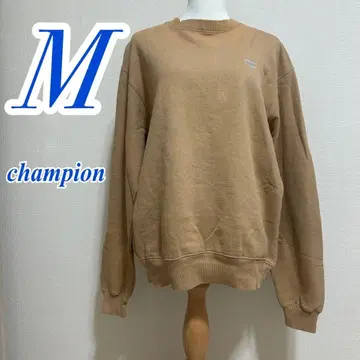 챔피온 챔피온 베이지 트레이닝복 M 맨투맨 속기모