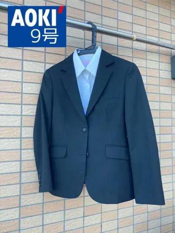 AOKI 아오키 비즈니스 취업 정장 포멀 자켓 블랙 무지