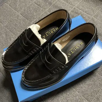 블랙 로퍼 23.5 3E 일본제