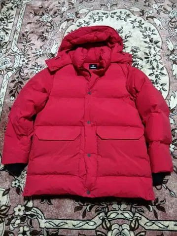 골드윈 광전자 소재 다운 자켓 후드 부착