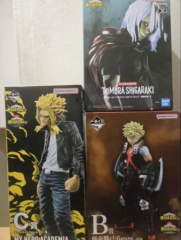나의 히어로 아카데미아 제일복권 올마이트 바쿠고 시가라키 삼체 세트