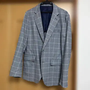 캘러웨이 그레이 체크 테일러드 자켓