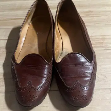 Polo ralph laulen 브라운 가죽 로퍼 9 B
