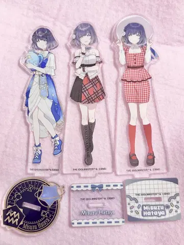 학마스 하타야 미스즈 아크릴 스탠드 세트