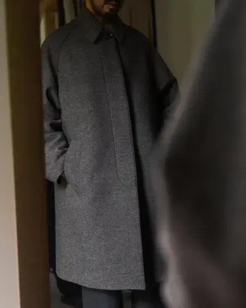 MAATEE&SONS 22AW 트위드 발칼라 코트