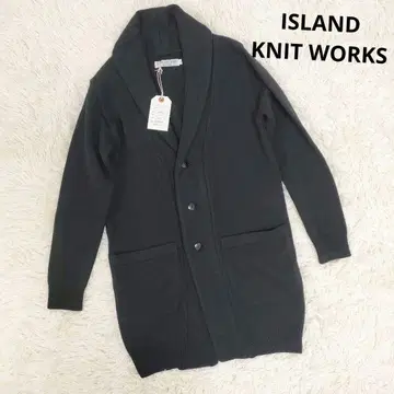 미사용 택 포함 정가 3.3만 ISLAND KNIT WORKS 숄 코트