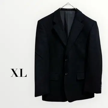 캐시미어 남성용 자켓 2버튼 블랙 XL 상당 포멀 비즈니스