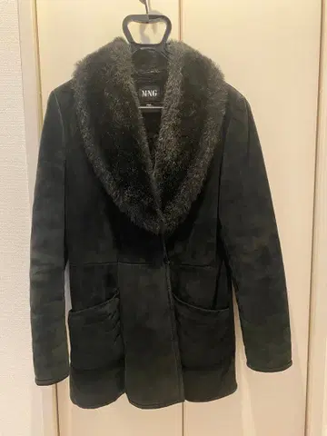 스웨이드 무스탕 코트(MNG)