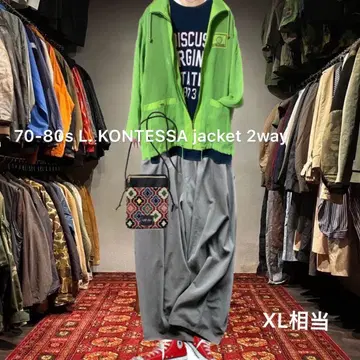 70-80s 초레어 컬러 봉집 L KONTESSA 재킷 2way