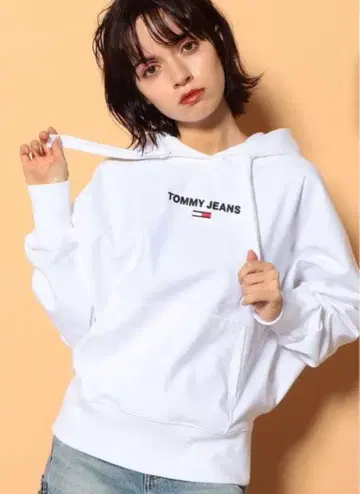 Tommy jeans 로고 배트윙 후드티