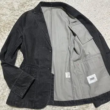 다케오 키쿠치 데님 테일러드 자켓 블랙 계열 M 사이즈 단회전 3B