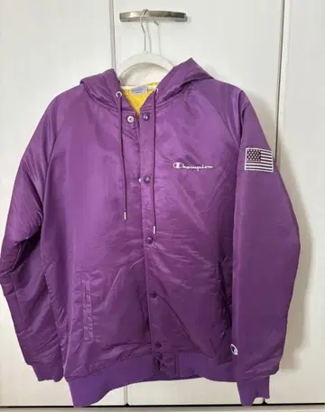 Champion 다운 자켓 퍼플