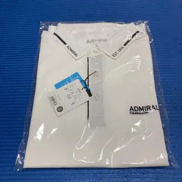 Admiral 골프 피케 셔츠 L 사이즈 화이트