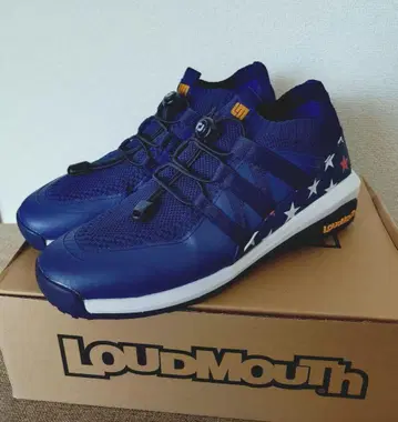 LOUDMOUTH 라우드마우스 니트 골프화 네이비 26cm