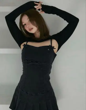 andmary Bonnie denim mini dress 미개봉 새상품