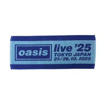 오아시스 OASIS oasis live'25 자카드 페이스 타월