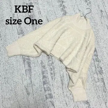 [ KBF ] 볼레로 니트 숏 기장 아이보리 F 하이넥 캐주얼