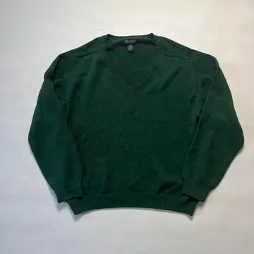 랜즈엔드 USA제 니트 스웨터 그린 L XL 40 42