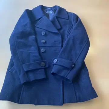 올리브 데 올리브 네이비 피 코트