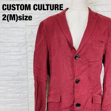 CUSTOM CULTURE 린넨 테일러드 자켓1140
