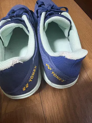 YONEX 테니스화 파랑 4회 사용