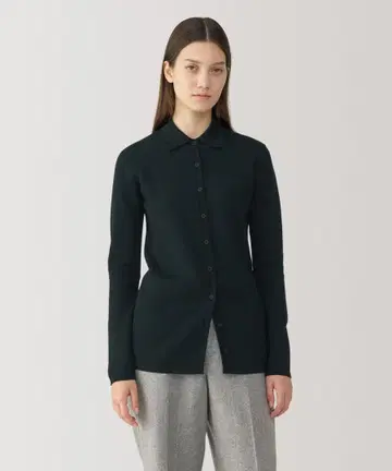 [ 미사용 새상품 ] MUJI Labo 여성 더블 페이스 니트 셔츠