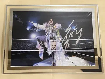 이요 스카이 WWE 마리골드 사인 포함 포트레이트 사진 프레임 4
