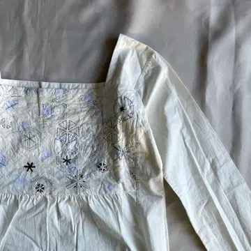 dosa 패치워크 풀오버 튜닉 인도산